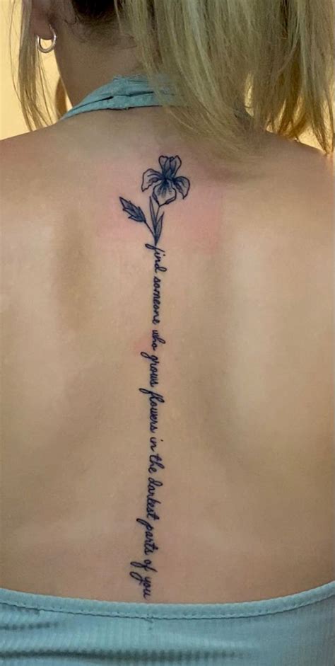 grow flowers in the darkest part of you tattoo